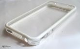 Capa para iPhone 4 Bumper Branco com Transparente